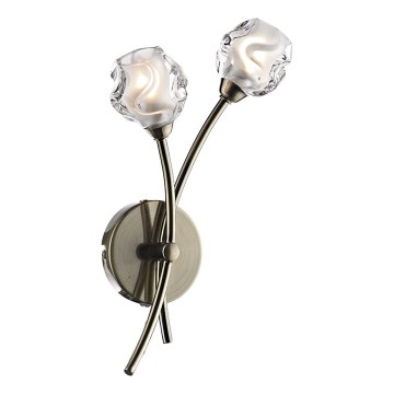 Där Lighting SEA0975 - Настінний світильник SEATTLE 2xG9/40W/230V латунь