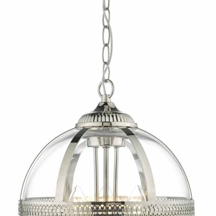 Där Lighting VAN0338 - Подвесная люстра на цепи VANESSA 3xE14/40W/230V, полированный хром