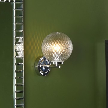 Där Lighting WAY0750 - Бра для ванной WAYNE 1xG9/3W/230V IP44 полированный хром