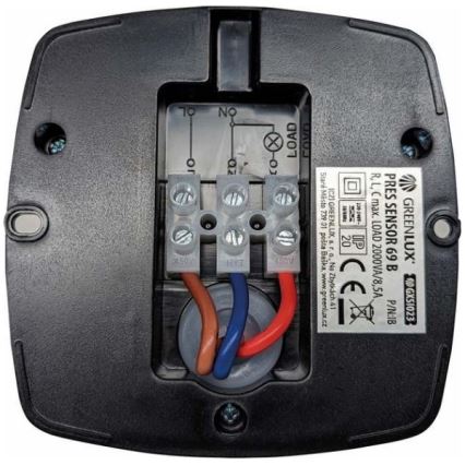 Датчик присутствия PRES SENSOR 2000W, чёрный