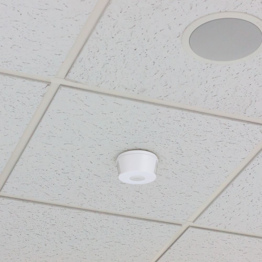 Датчик руху інфрачервоний 360° 230V білий