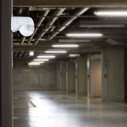 Датчик руху PIR 180° 800W/230V IP44 білий