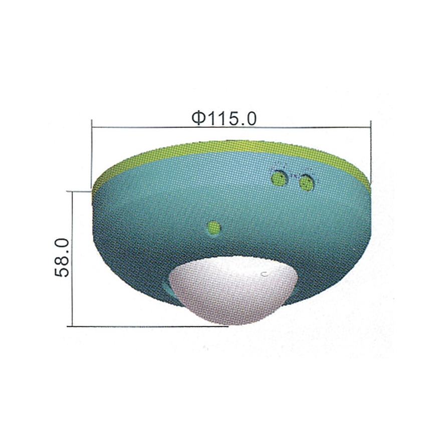 Датчик руху PIR B 360° 1200W/230V білий