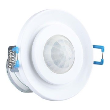 Датчик руху вбудований PIR 360° 400W/230V білий