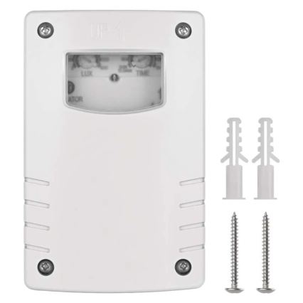 Датчик сумерек 1800W/230V IP65 белый