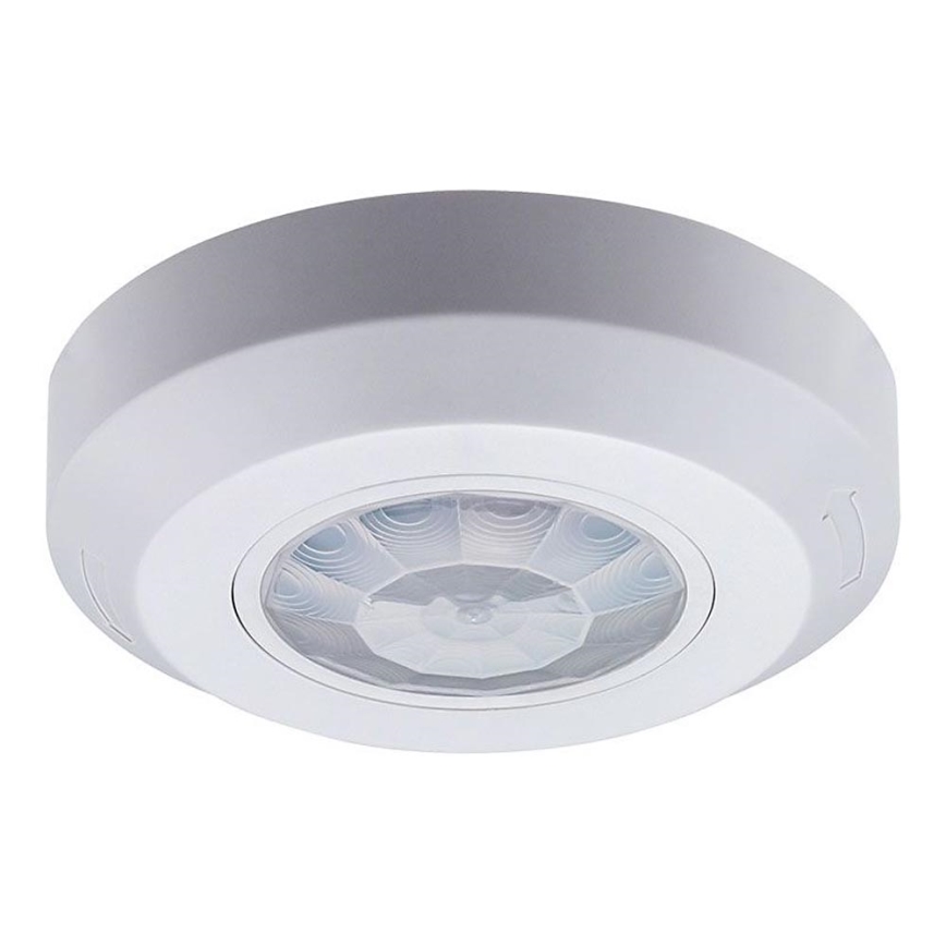 Датчик руху інфрачервоний 360° 200W/230V білий