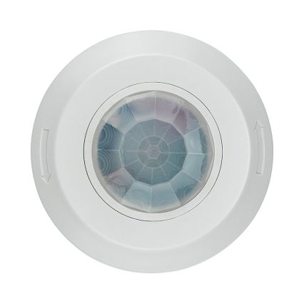 Датчик руху інфрачервоний 360° 200W/230V білий