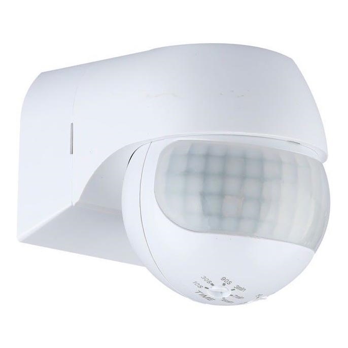 Датчик руху PIR 180° 800W/230V IP44 білий