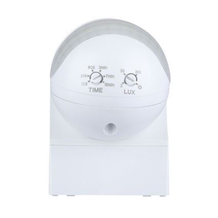 Датчик руху PIR 180° 800W/230V IP44 білий