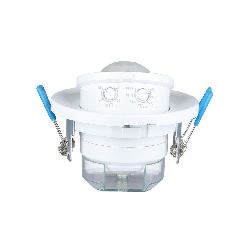 Датчик руху вбудований PIR 360° 400W/230V білий