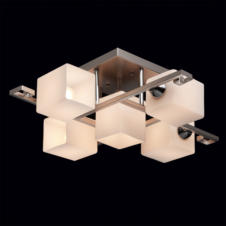 De Markt - Люстра на штанге ALPHA 5xE14/60W/230V угловая