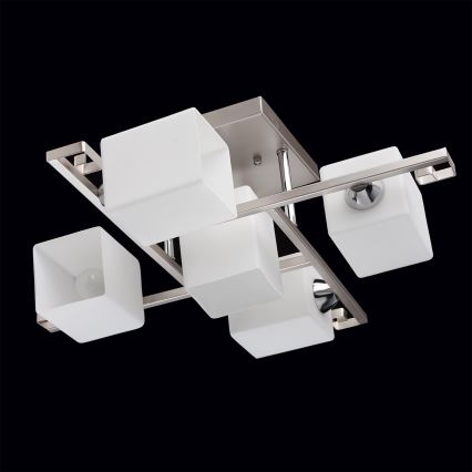 De Markt - Підвісна люстра ALPHA 5xE14/60W/230V кутовий