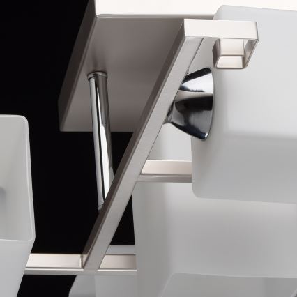 De Markt - Підвісна люстра ALPHA 5xE14/60W/230V кутовий