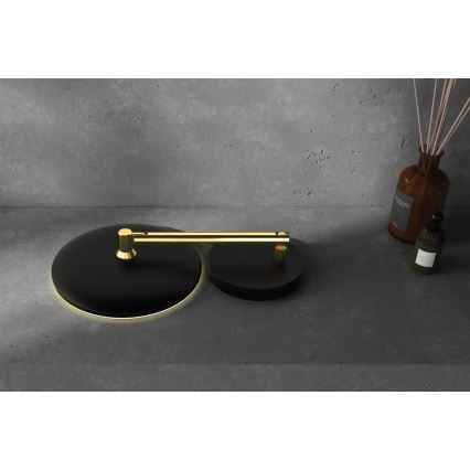 Deante ADI_Z812 - LED косметичне дзеркало для ванної SILIA з акумулятором 5000 mAh, 5V, 2700–6500K, IP44