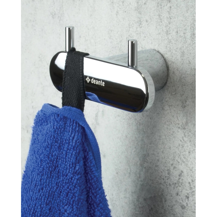 Deante ADR_0121 - Настінний гачок ROUND, полірований хром