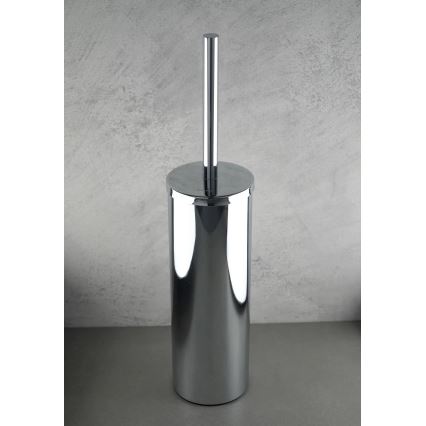 Deante ADR_0712 - Напольная щётка для унитаза ROUND, полированный хром