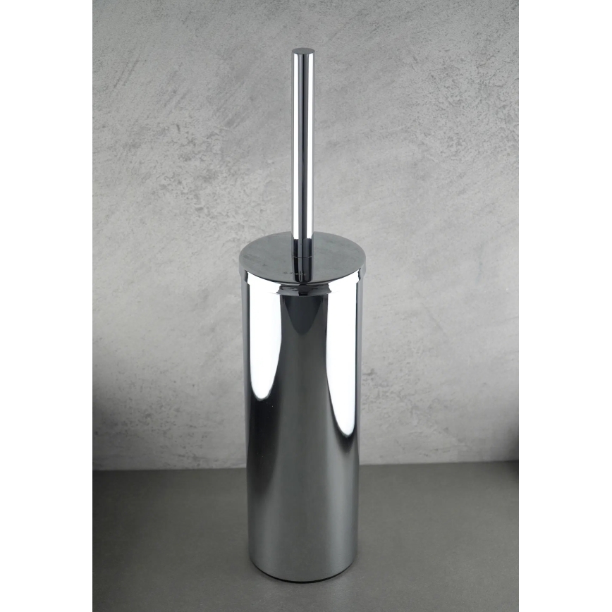 Deante ADR_0712 - Напольная щётка для унитаза ROUND, полированный хром