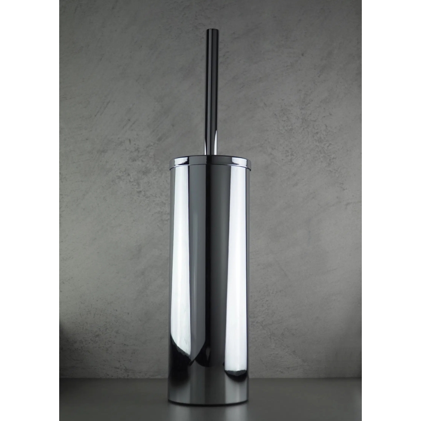 Deante ADR_0712 - Напольная щётка для унитаза ROUND, полированный хром