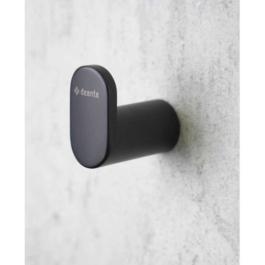 Deante ADR_N111 - Настенный крючок ROUND черный