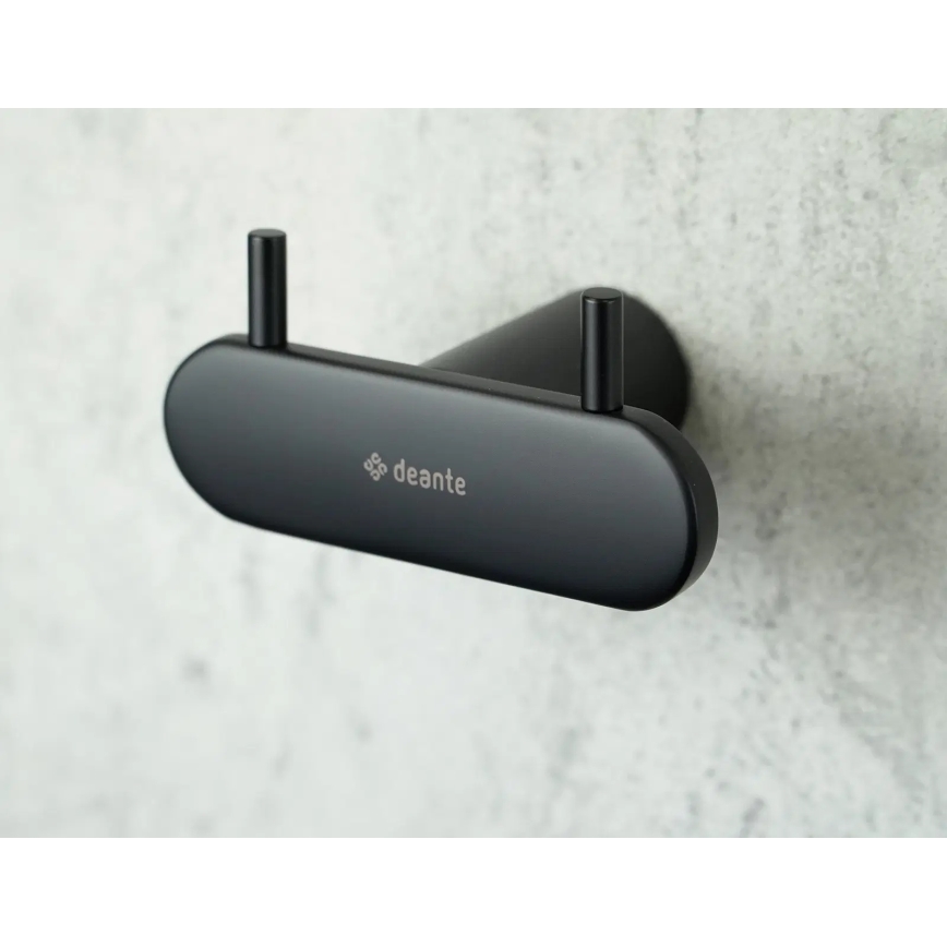 Deante ADR_N121 - Настінний гачок ROUND чорний