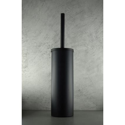 Deante ADR_N712 - підлоговий йоршик для унітазу ROUND, чорний