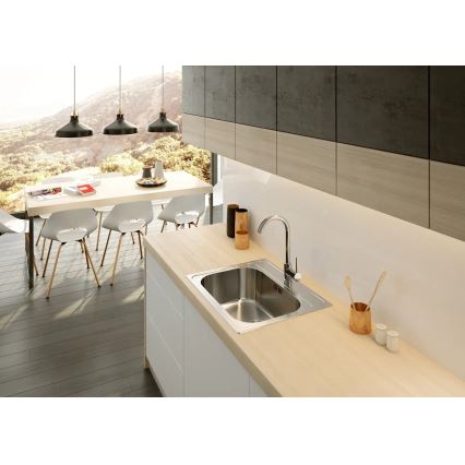 Deante BCA_062M - Смеситель для мойки ASTER блестящий хром