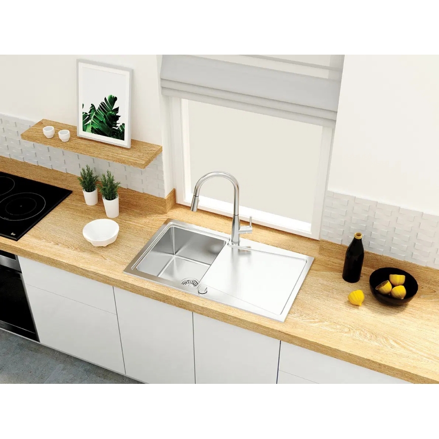 Deante BDH_072M - Змішувач для раковини з висувним душем LUKRECJA глянцевий хром