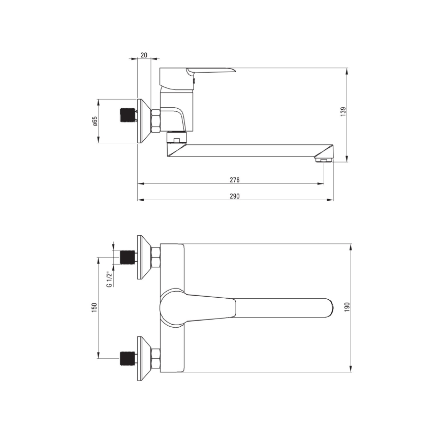 Deante BFC_080M - Смеситель для мойки CORIO блестящий хром