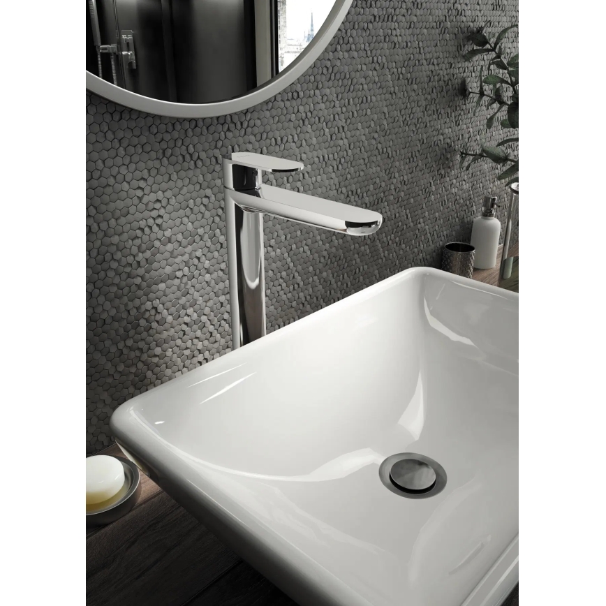 Deante BGA_020K - Змішувач для умивальника ALPINIA, глянцевий хром