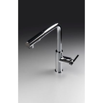 Deante BKM_073M - Смеситель для мойки с выдвижным душем MOMI, блестящий хром