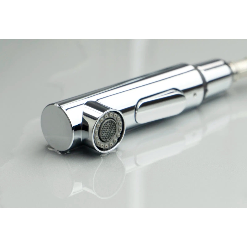 Deante BKM_073M - Смеситель для мойки с выдвижным душем MOMI, блестящий хром