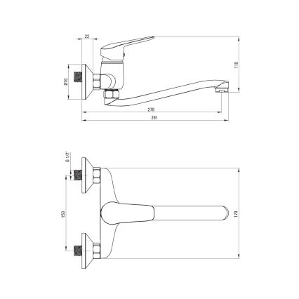 Deante BMO_N80M - Кухонный смеситель BORO, черный