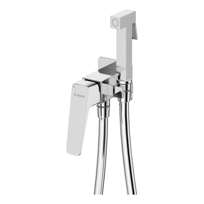 Deante BQL_034M - смеситель для биде с гигиеническим душем для скрытой установки BLUR глянцевый хром