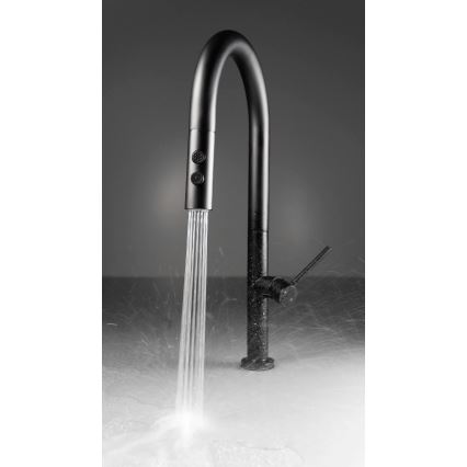 Deante BQO_N72M - Змішувач для раковини з висувним душем OLFATO чорний