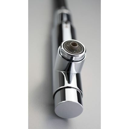 Deante BRE_075M - Смеситель для мойки с выдвижным душем ERIDAN, блестящий хром