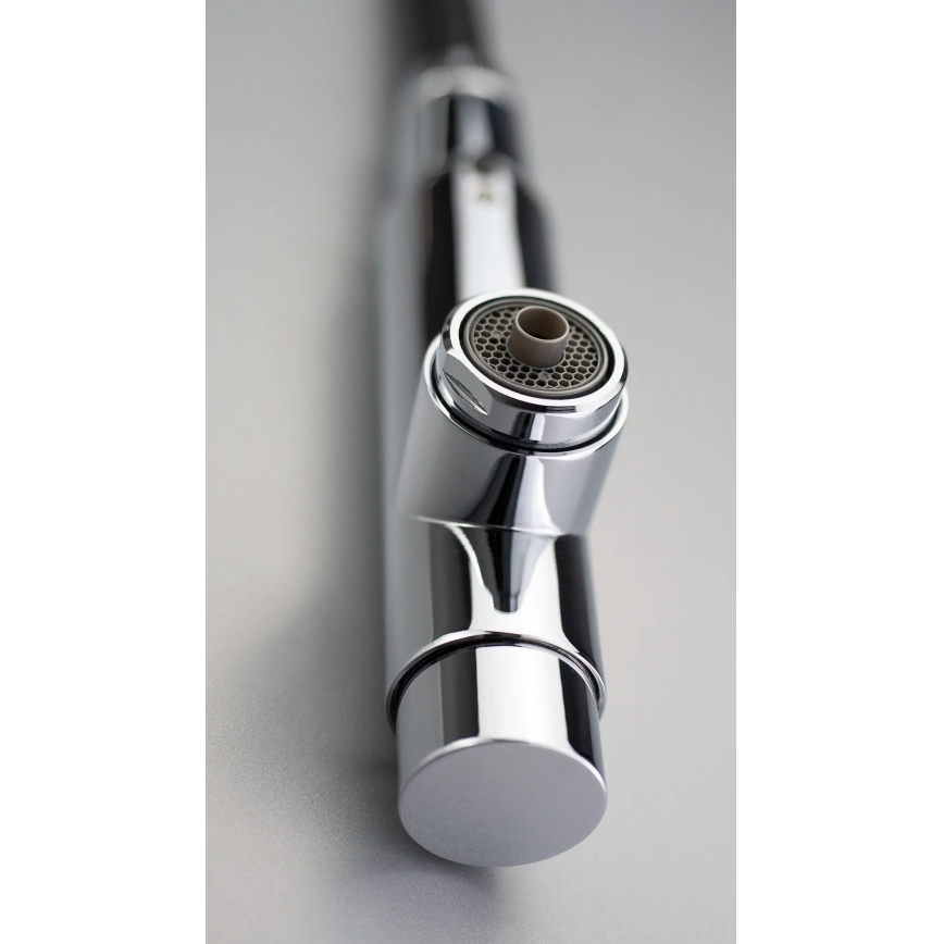 Deante BRE_075M - Смеситель для мойки с выдвижным душем ERIDAN, блестящий хром