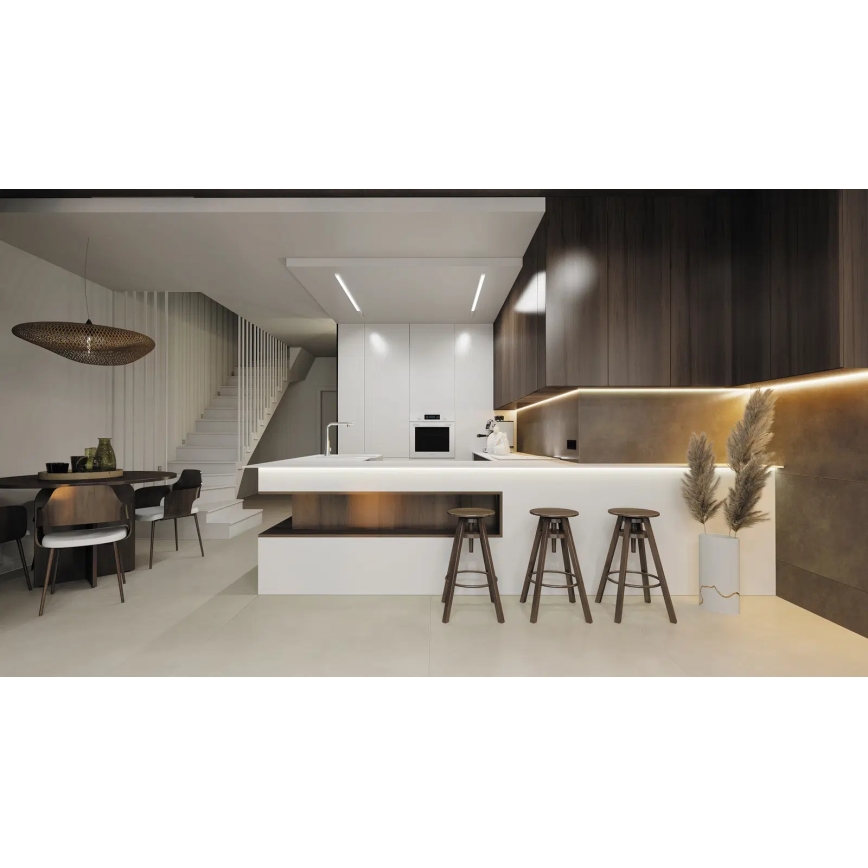 Deante BRE_075M - Змішувач для кухонної мийки з висувним душем ERIDAN, блискучий хром