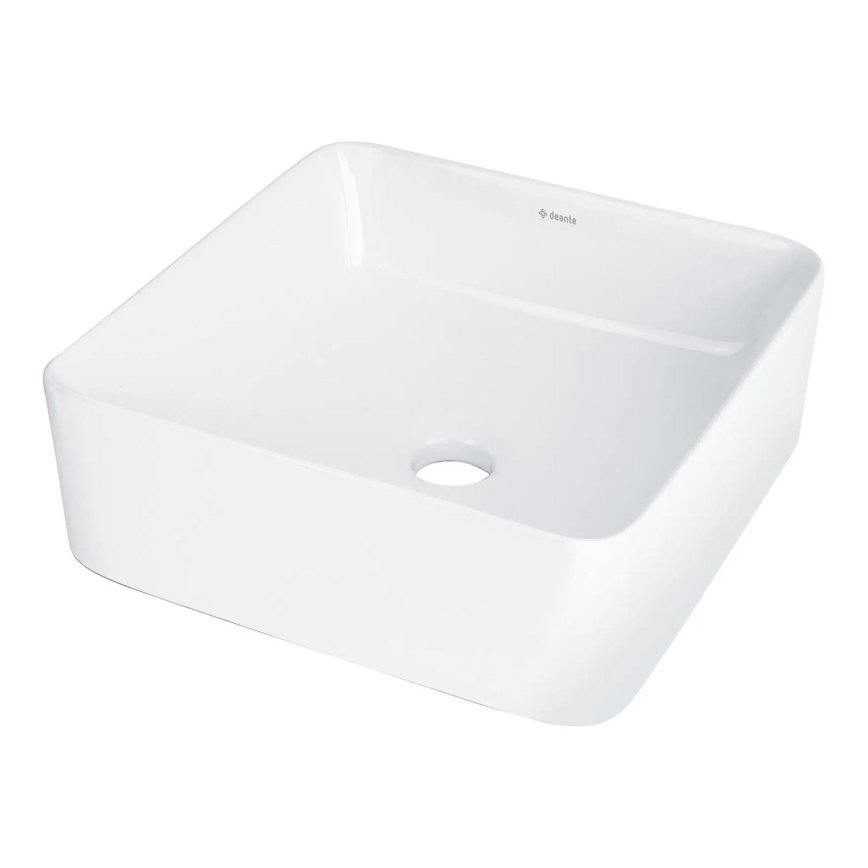 Deante CDJ_6U3S - Накладная раковина JASMIN 34,5x34,5 cm керамика/белый