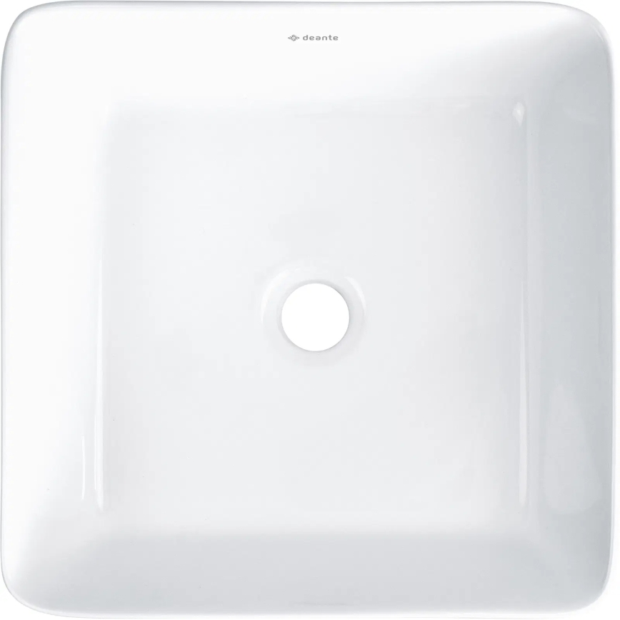Deante CDJ_6U3S - Накладная раковина JASMIN 34,5x34,5 cm керамика/белый