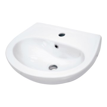 Deante CDJ_6U4W - Подвесной умывальник с отверстием JASMIN 45,7x36,4 cm керамика/белый