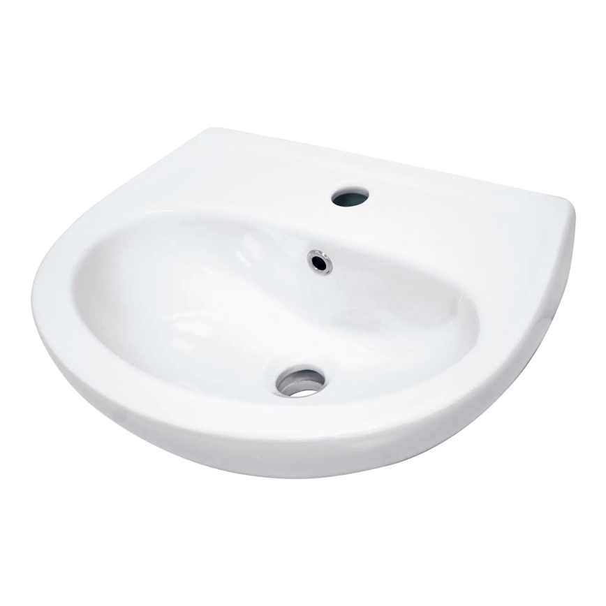 Deante CDJ_6U4W - Подвесной умывальник с отверстием JASMIN 45,7x36,4 cm керамика/белый