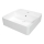 Deante CGS_6U4B - Накладная раковина с отверстием для смесителя SQUARE 42x42 см, керамика/белая