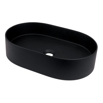 Deante CQS_NU6S - Накладна раковина SILIA 35x55 см граніт/чорна