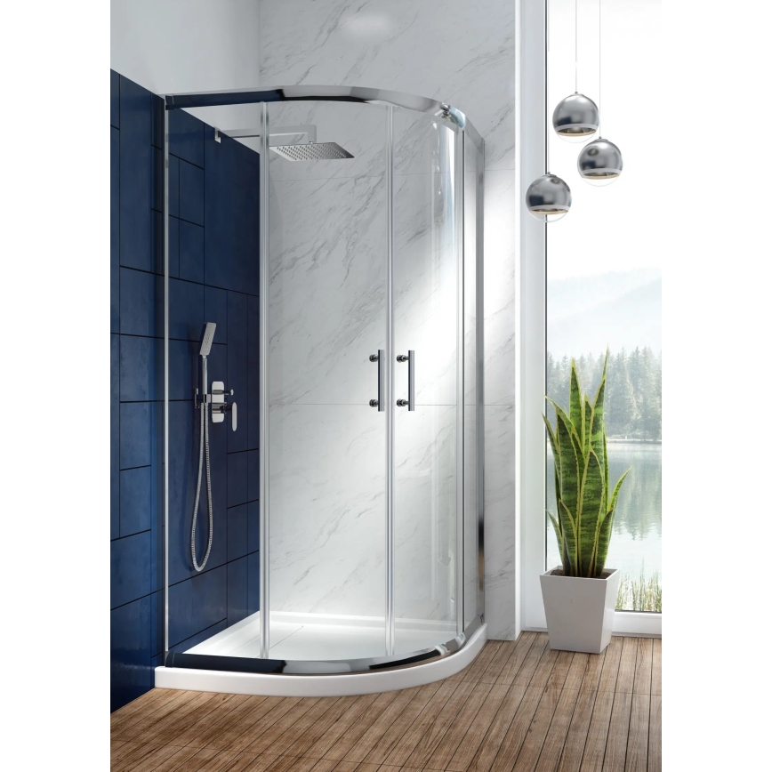 Deante NAC_09LP - Душовий комплект з вбудованим змішувачем ALPINIA, блискучий хром