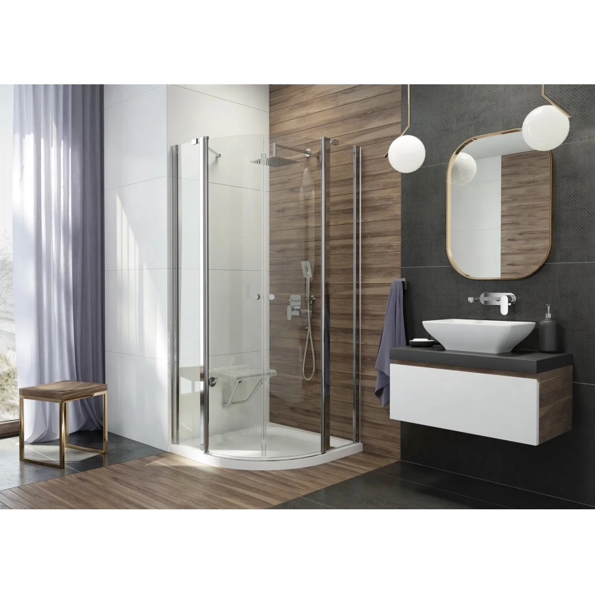 Deante NAC_09LP - Душовий комплект з вбудованим змішувачем ALPINIA, блискучий хром