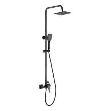 Deante NQL_N4XM - Душевой комплект с смесителем BLUR, чёрный
