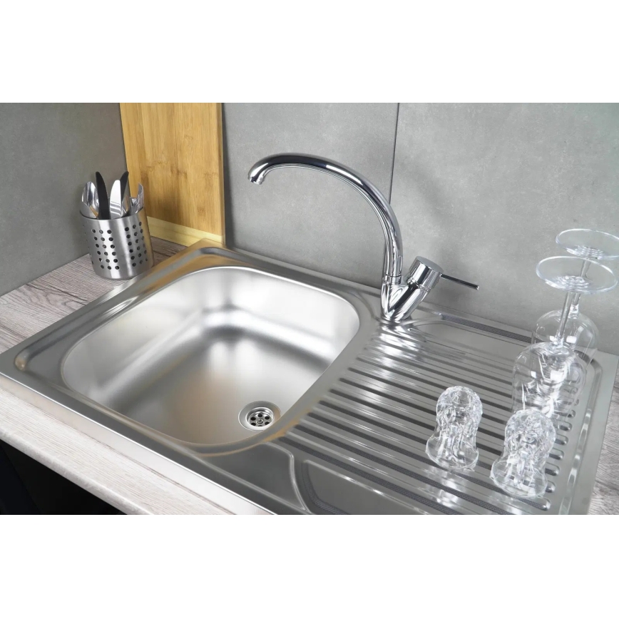 Deante ZM5_3110 - Кухонная раковина TANGO 50x80 см декор