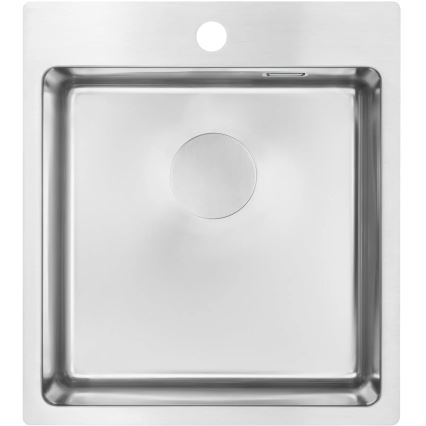 Deante ZPO_010A - Кухонная раковина OLFATO 50,5x45 см матовая сталь