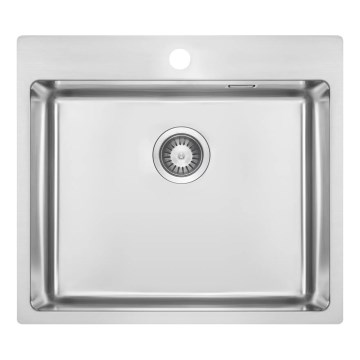 Deante ZPO_010B - Кухонна мийка OLFATO 50,5x55 см полірована сталь