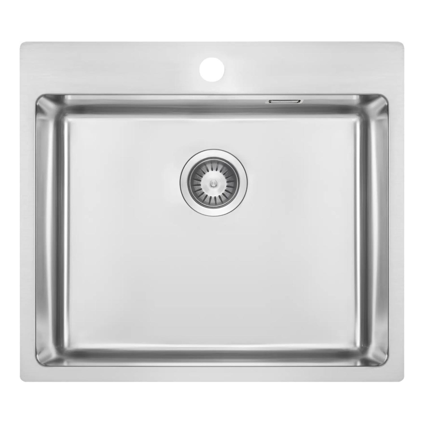 Deante ZPO_010B - Кухонна мийка OLFATO 50,5x55 см полірована сталь